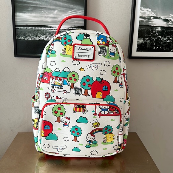 NWOT RARE Sanrio x Loungefly Hello Kitty and Friends Backpack - Picture 1 of 5